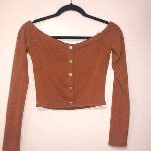 Crop top long sleeve